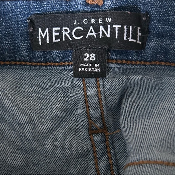 J. Crew Women's Distressed Blue Skinny Jeans - Picture 4 of 4